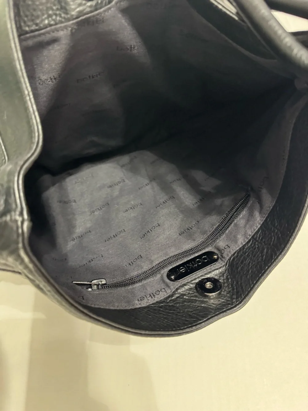 Botkier Black Leather Trigger Hobo Shoulder Bag
